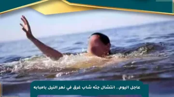 عاجل اليوم.. انتشال جثة شاب غرق في نهر النيل بإمبابة